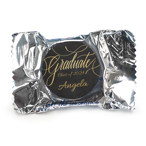 Personalized Bonnie Marcus Collection Chalkboard Graduation York Peppermint Patties