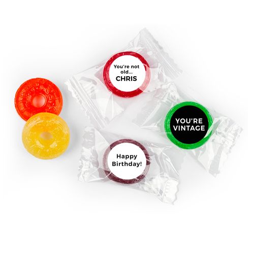 Birthday Personalized Life Savers 5 Flavor Hard Candy You're Vintage