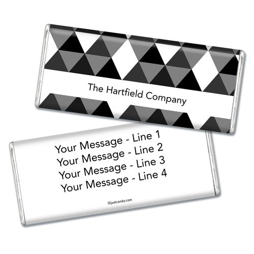 Personalized Chocolate Bar & Wrapper - Business Promotional Triangles