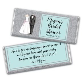 Forever Together Bridal Shower Favors Personalized Candy Bar - Wrapper Only