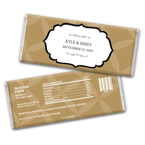 Hitched Personalized Candy Bar - Wrapper Only
