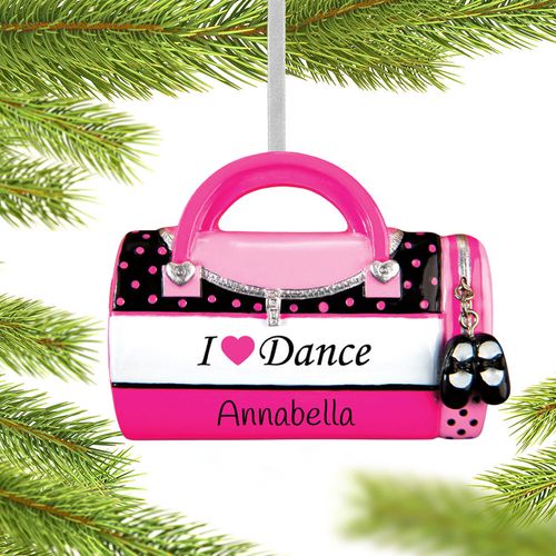 Personalized I Love Dance Bag