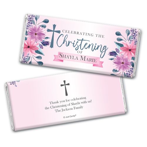 Personalized Celebrating Christening Chocolate Bar-Hersheys