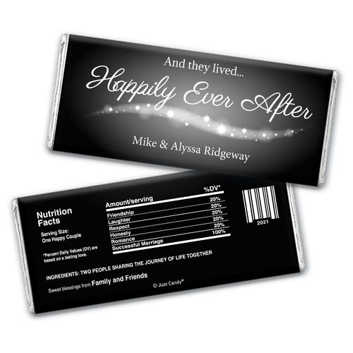 Fairytale Ending Personalized Candy Bar - Wrapper Only