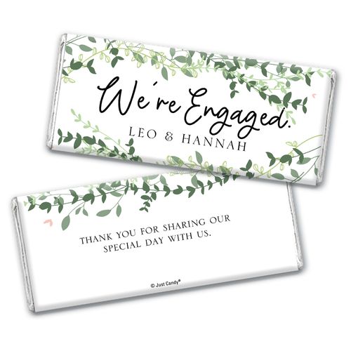 Personalized Engagement We're Engaged Chocolate Bar-