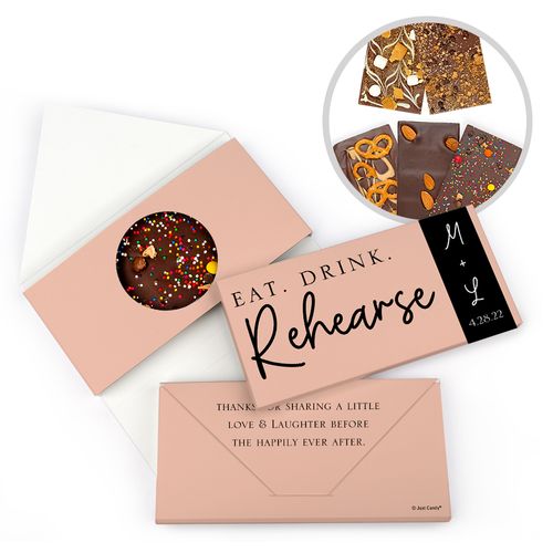 Personalized Rehearse Gourmet Infused Belgian Chocolate (3.5oz)