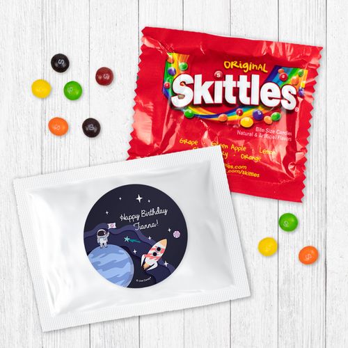 Personalized Space Birthday Skittles - Out of this World