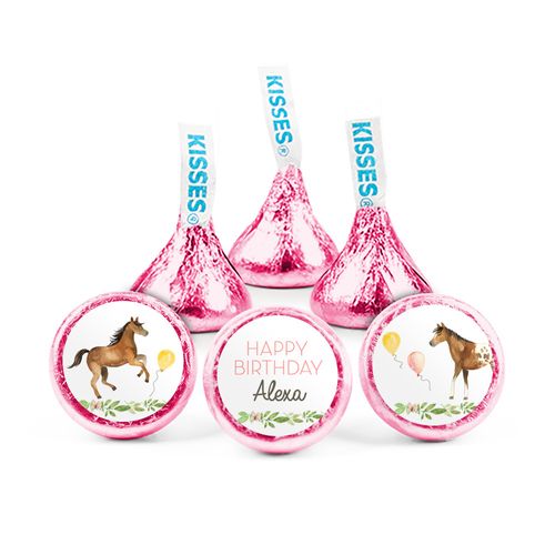Personalized Horse Birthday Hershey's Kisses - Wild Horse