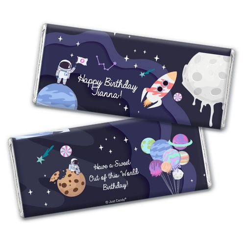 Personalized Kids Birthday Chocolate Bar - Out of This World