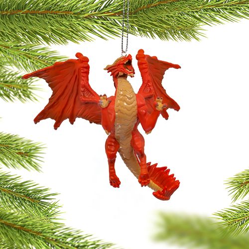 Red Dragon Holiday Ornament