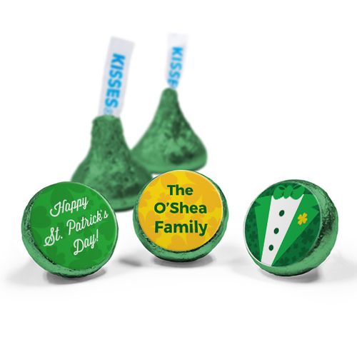 Personalized St. Patrick's Day Tux Hershey's Kisses