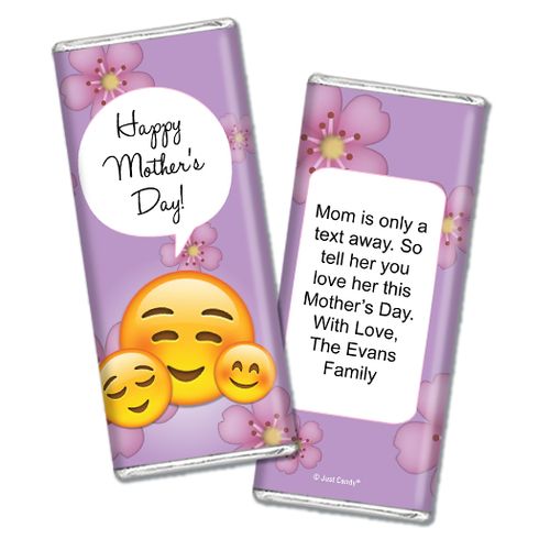 Personalized Mother's Day Emoji Chocolate Bar