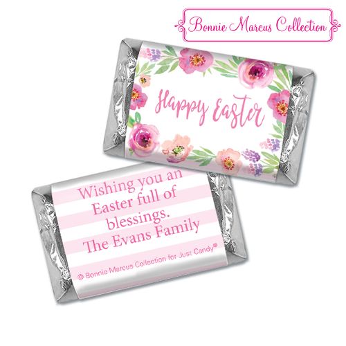 Bonnie Marcus Collection Easter Pink Flowers Hershey's Miniatures