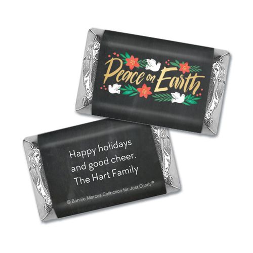 Personalized Bonnie Marcus Hershey's Miniatures - Christmas Peace on Earth