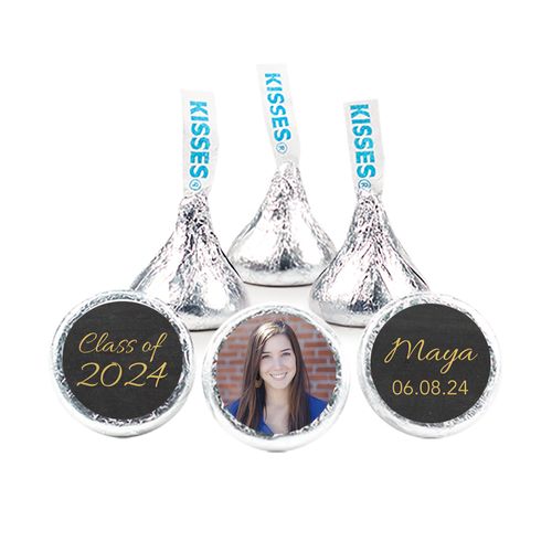 Personalized Bonnie Marcus Collection Chalkboard Graduation Hershey's Kisses