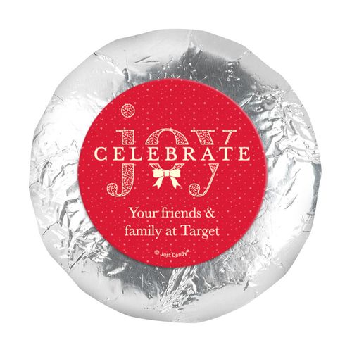 Personalized Christmas Spread Cheer 1.25" Stickers (48 Stickers)
