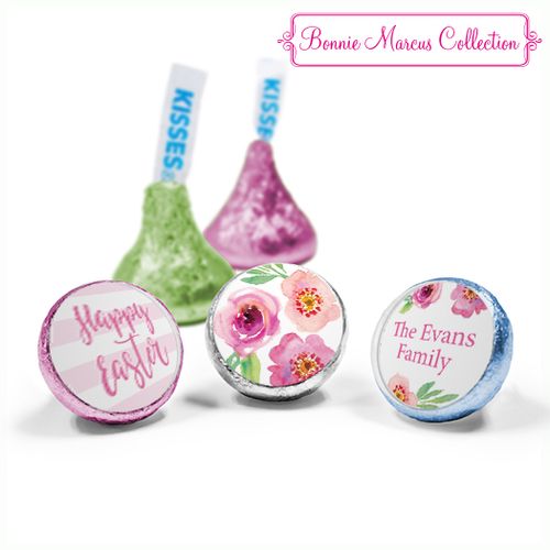 Bonnie Marcus Collection Easter Pink Flowers Hershey's Kisses