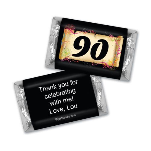 Personalized Adult Birthday Mini Wrappers