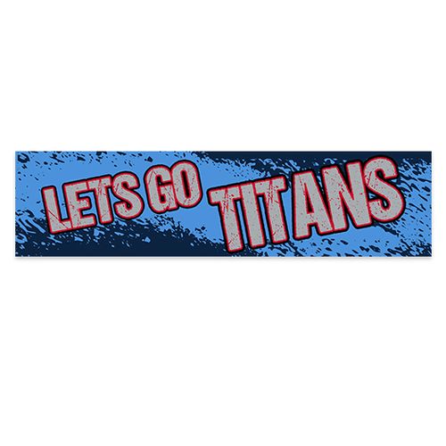 Let's Go Titans Football Party 5 Ft. Banner