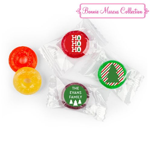 Personalized Life Savers 5 Flavor Hard Candy - Christmas Ho Ho Ho's