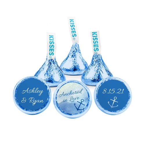 Personalized Wedding Anchored in Love Hershey's Kisses