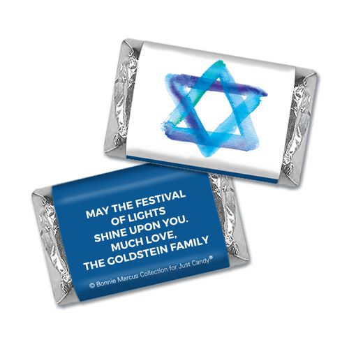 Personalized Bonnie Marcus Mini Wrappers Only - Hanukkah Star of David