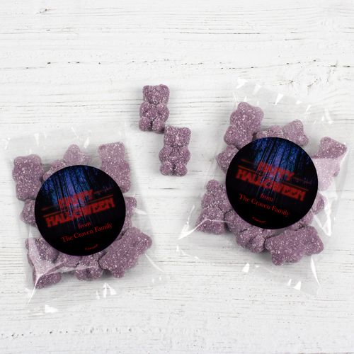 Halloween Stranger Things Candy Bags with Gummi Bears