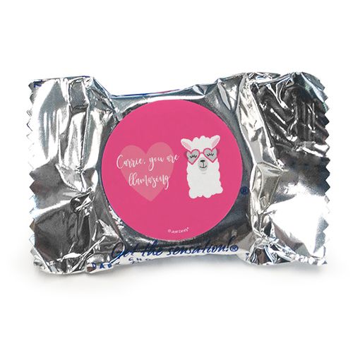 Personalized Valentine's Day Love Llama York Peppermint Patties