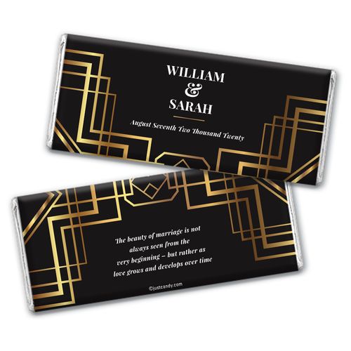 Personalized Classic Wedding Chocolate Bar Wrappers Only
