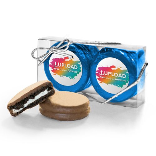 Personalized Add Your Artwork 2Pk Chocolate Covered Oreo Cookies