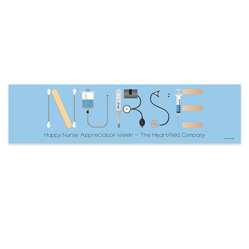 Personalized First Aid Nurse Appreciation 5 Ft. Banner
