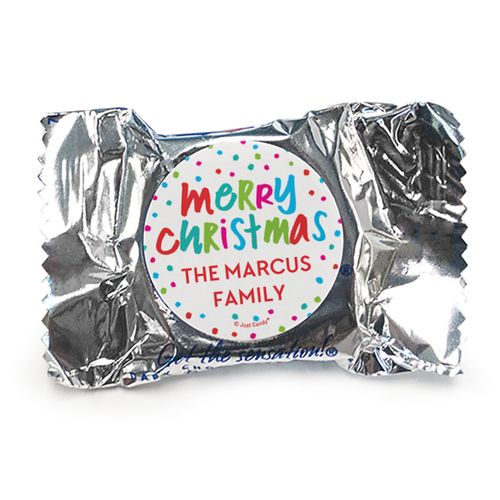 Personalized Bonnie Marcus Polkadot Party Christmas York Peppermint Patties