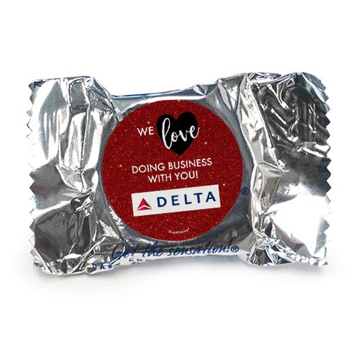 Personalized Valentine's Day Corporate Dazzle York Peppermint Patties