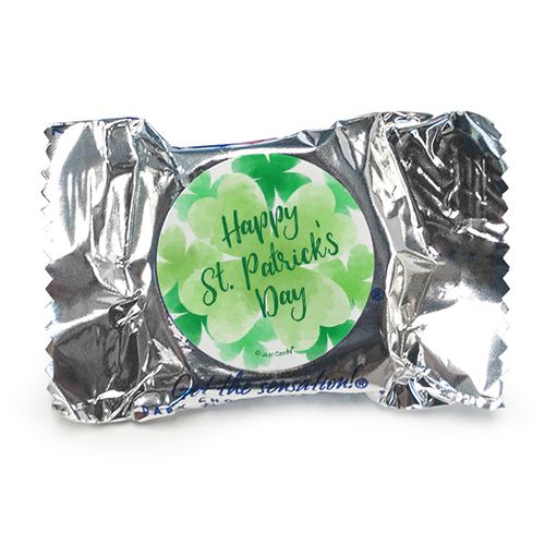 St. Patrick's Day Watercolor Clovers York Peppermint Patties