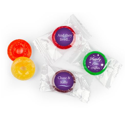 Fairytale Ending Personalized Wedding LIFE SAVERS 5 Flavor Hard Candy Assembled