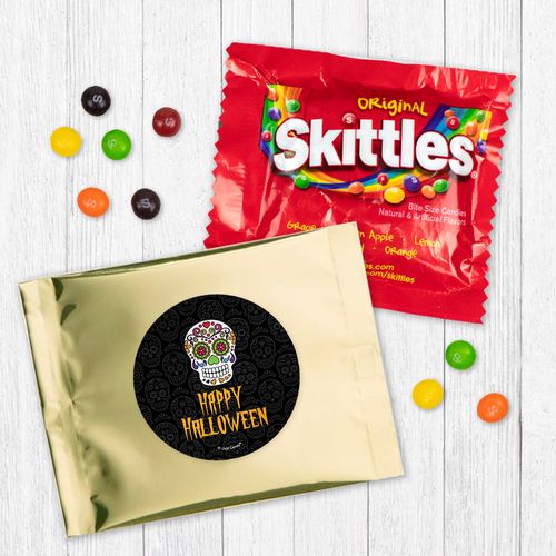 Personalized Halloween Day of the Dead - Skittles