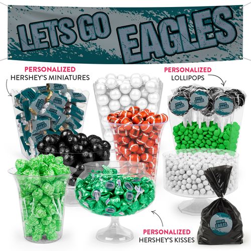 Lets Go Eagles Deluxe Candy Buffet