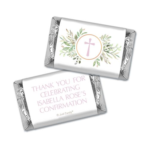 Personalized Hershey's Miniatures - Greenery Confirmation