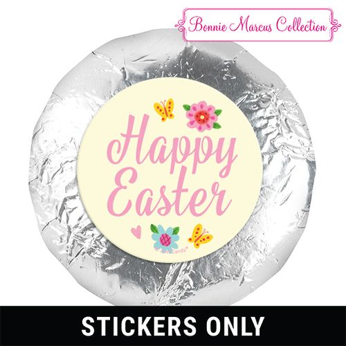 Bonnie Marcus Collection Easter Spring Flowers 1.25" Stickers (48 Stickers)