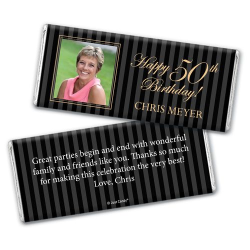Formal Photo Personalized Candy Bar - Wrapper Only