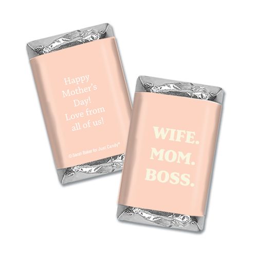 Personalized Mother's Day Wife Mom Boss Hershey's Miniatures Wrappers