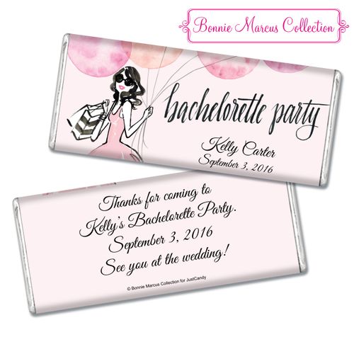 Blithe Spirit Bachelorette Party Favor Personalized Hershey's Bar Assembled