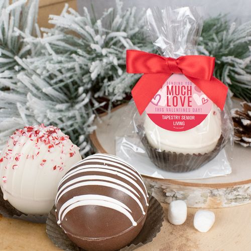 Personalized Valentine's Day Hot Cocoa Bomb - Sending Much Love