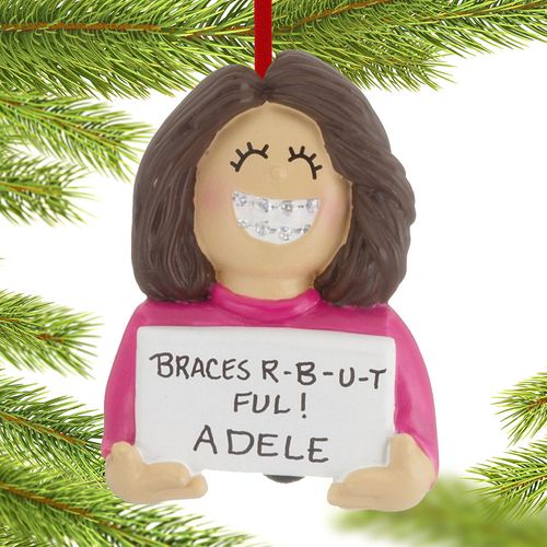 Personalized Braces On Girl
