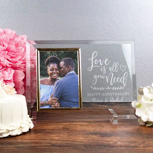 Personalized Picture Frame - Love is All You Need