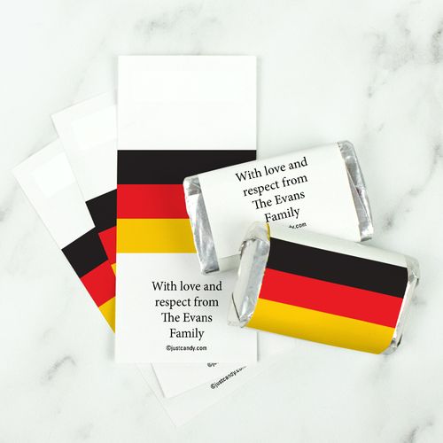 Olympic Party Favor Personalized HERSHEY'S MINIATURES Wrappers German Flag from Germany