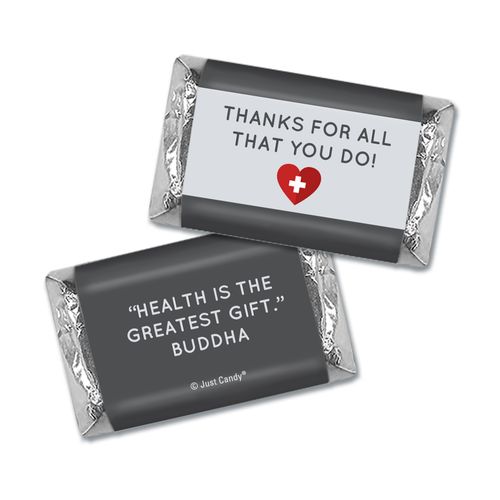 Personalized Nurse Appreciation First Aid Heart Mini Wrappers