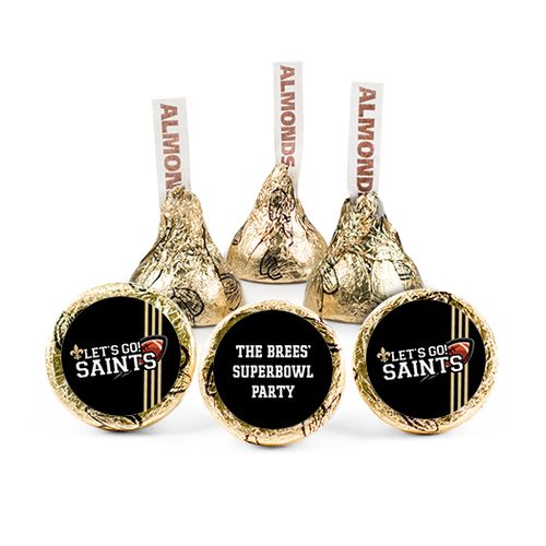 Personalized Saints Football Party Hershey's Kisses