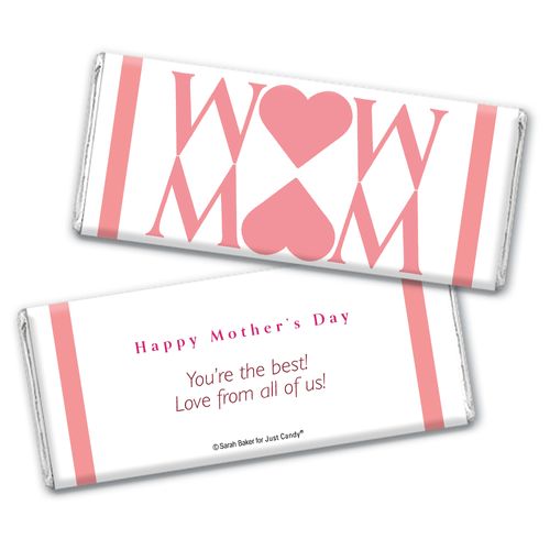 Personalized Mother's Day Heart Chocolate Bar