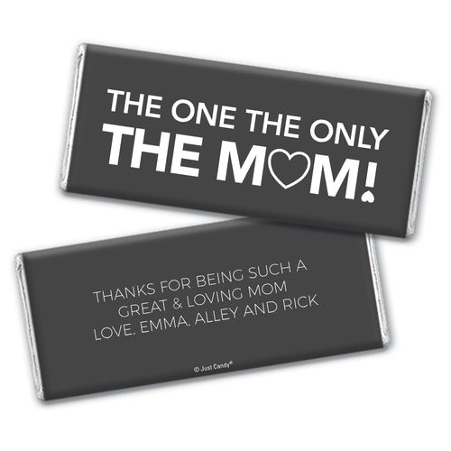 Personalized Mother's Day The Cool Mom Chocolate Bar Wrappers